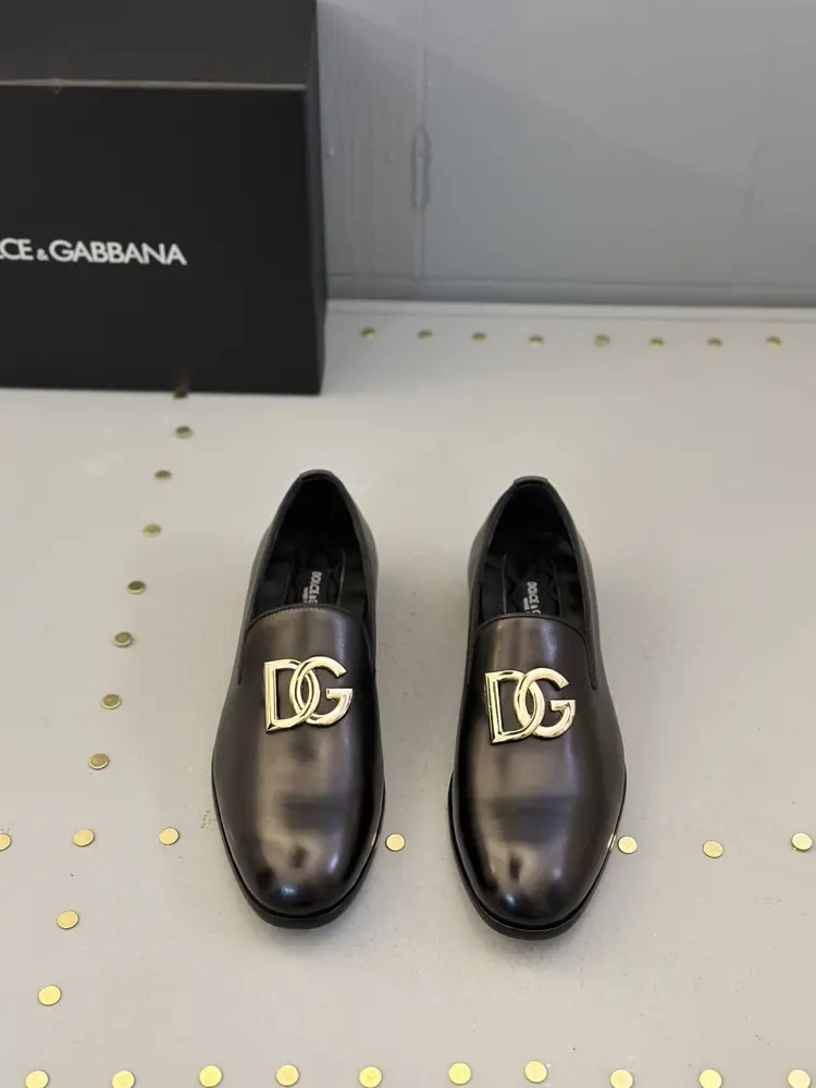 Dolce & Gabbana Cowhide Moccasin Men’s Loafers