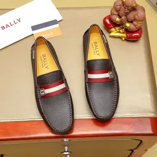 Bally loafers are on sale at the counter