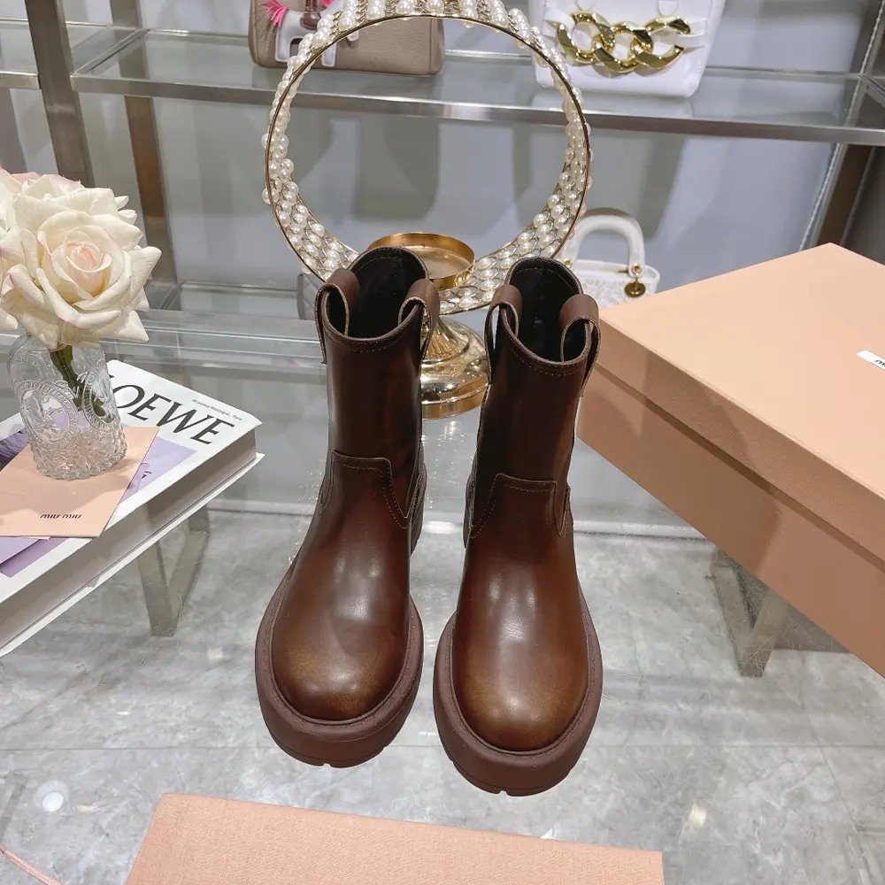 Miu Miu Miumi 2023ss has been certified Miumi*2023 autumn and winter new long boots