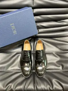 Dior men’s formal leather shoes with large soles