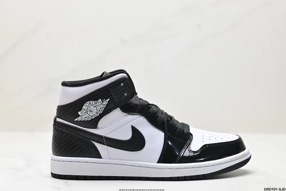 NIKE Air Jordan 1 Retro Mid AJ1 Jordan Generation Mid-top Classic Retro Culture Leisure 852542-010