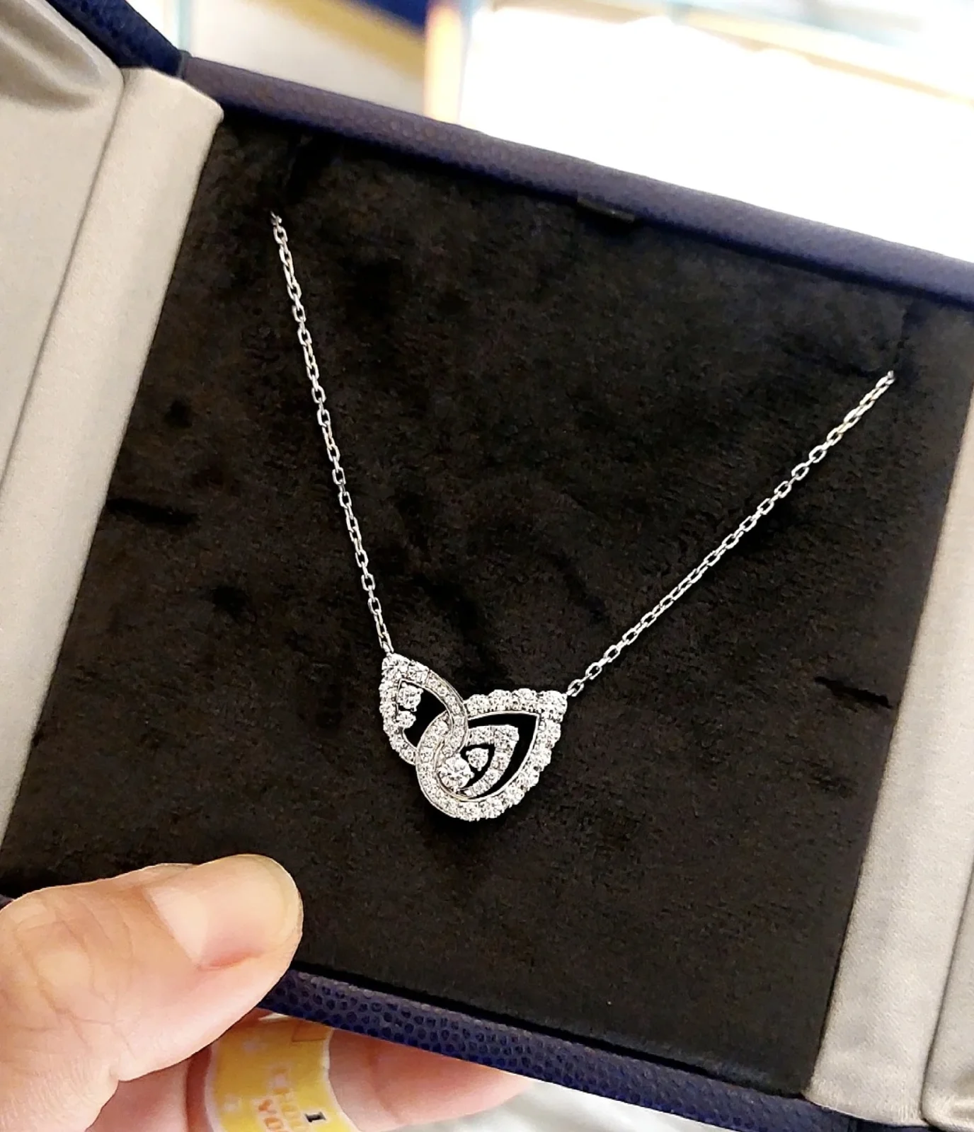 Chaumet Liens Water Drop Necklace Original Custom Imported Sub-Gold Material Electroplated