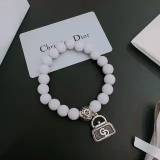 Counter-made version DIOR multi-element agate Thai silver style bracelet G-Dragon star same