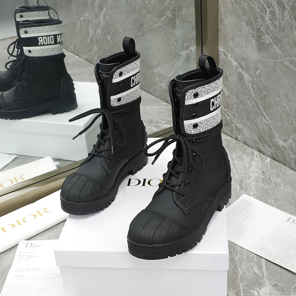 Dior 2021 Fall/Winter Haute Couture Angelababy Yang Ying Same Lace-up Shell Toe Knight