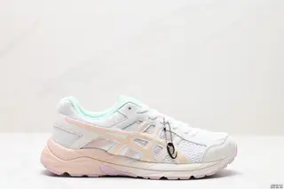ASICS breathable mesh upper with some synthetic leather material