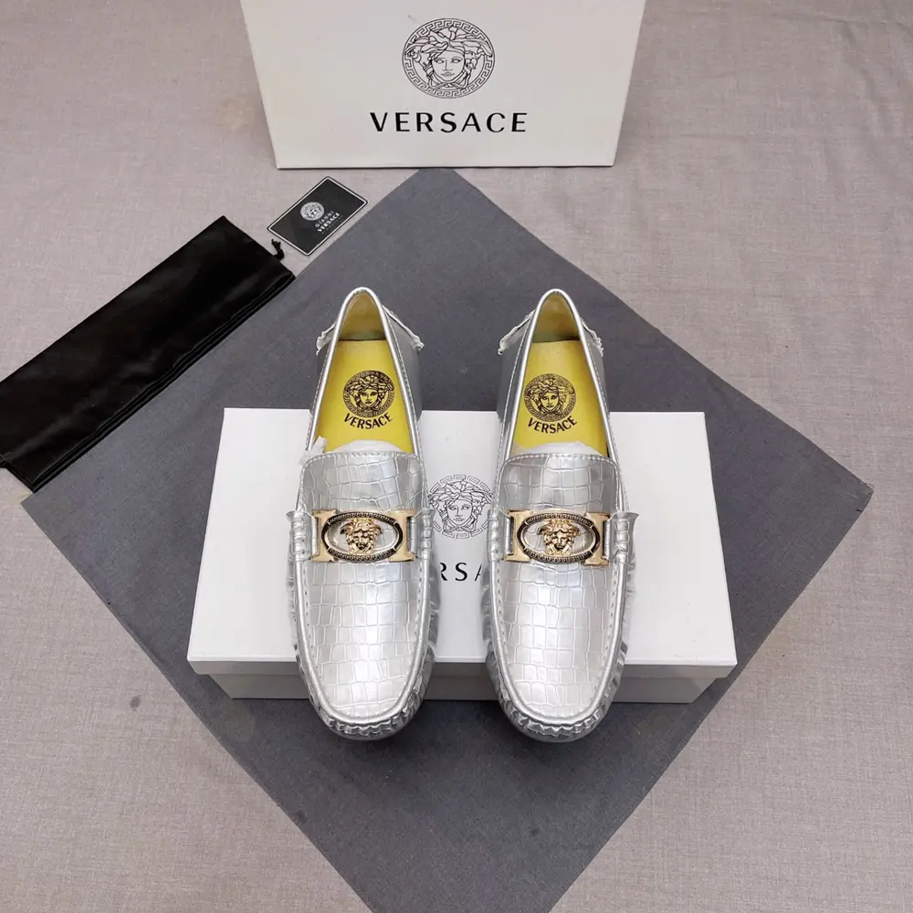Versace men’s four-season casual loafers