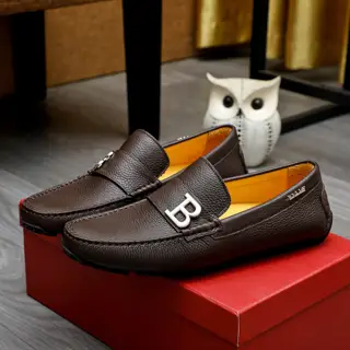 Bally men’s loafers are on sale at the counter
