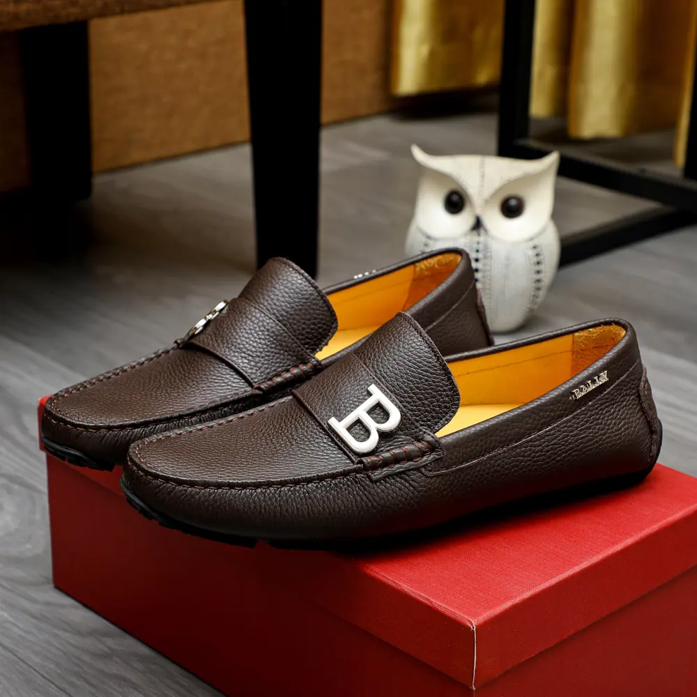 Bally men’s loafers are on sale at the counter