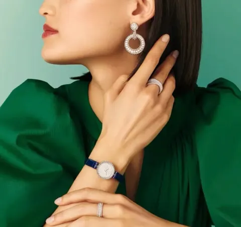 Van Cleef & Arpels Beaded Hoop Earrings