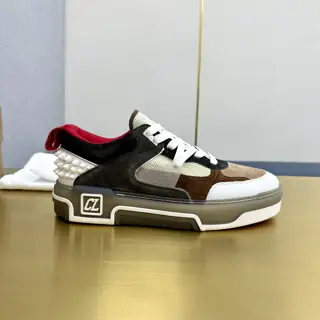 Christian Louboutin ASTROLOUBI unisex thick-soled sneakers with red soles are a perfect