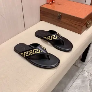 Versace slippers imported original selected leather