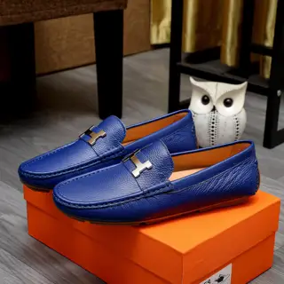 Hermès classic slip-on shoes 1:1 mold opening Original quality Using imported cowhide