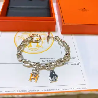New Hermès bracelet thickened version platinum version. High-end precision version