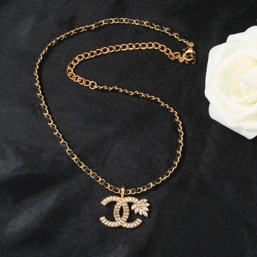 Chanel lambskin necklace