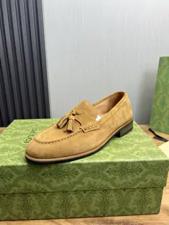 Gucci men’s business casual leather shoes All imported original brand leather materials are