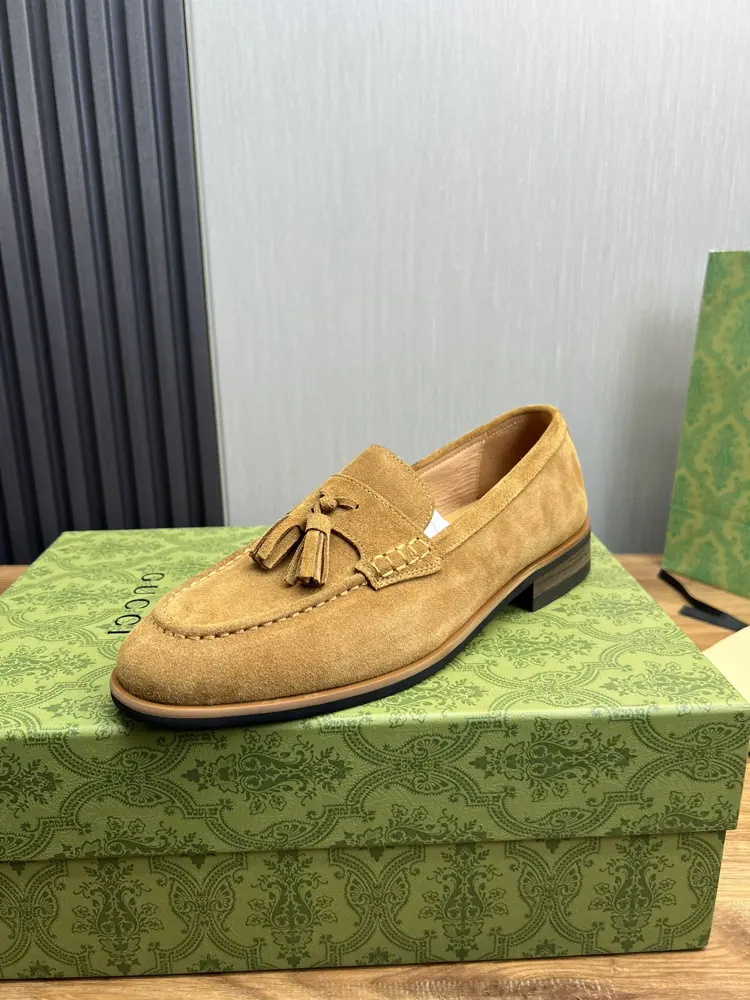 Gucci men’s business casual leather shoes All imported original brand leather materials are