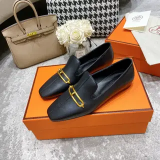 Hermès early spring new single shoes