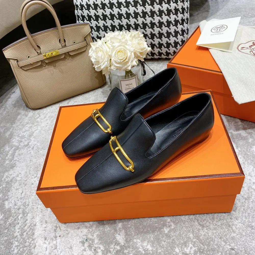 Hermès early spring new single shoes