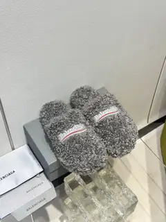 Balenciaga new couple cotton slippers