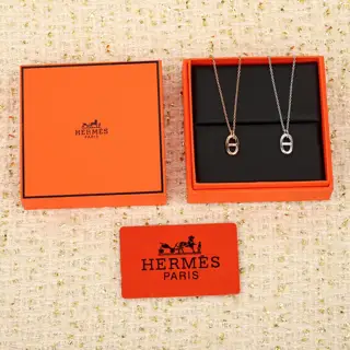 Hermes series pig nose necklace