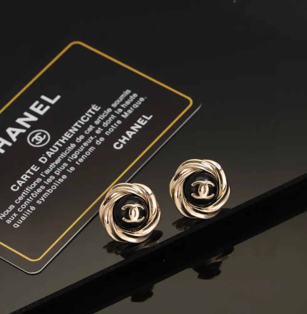 Chanel Classic Double C Earrings