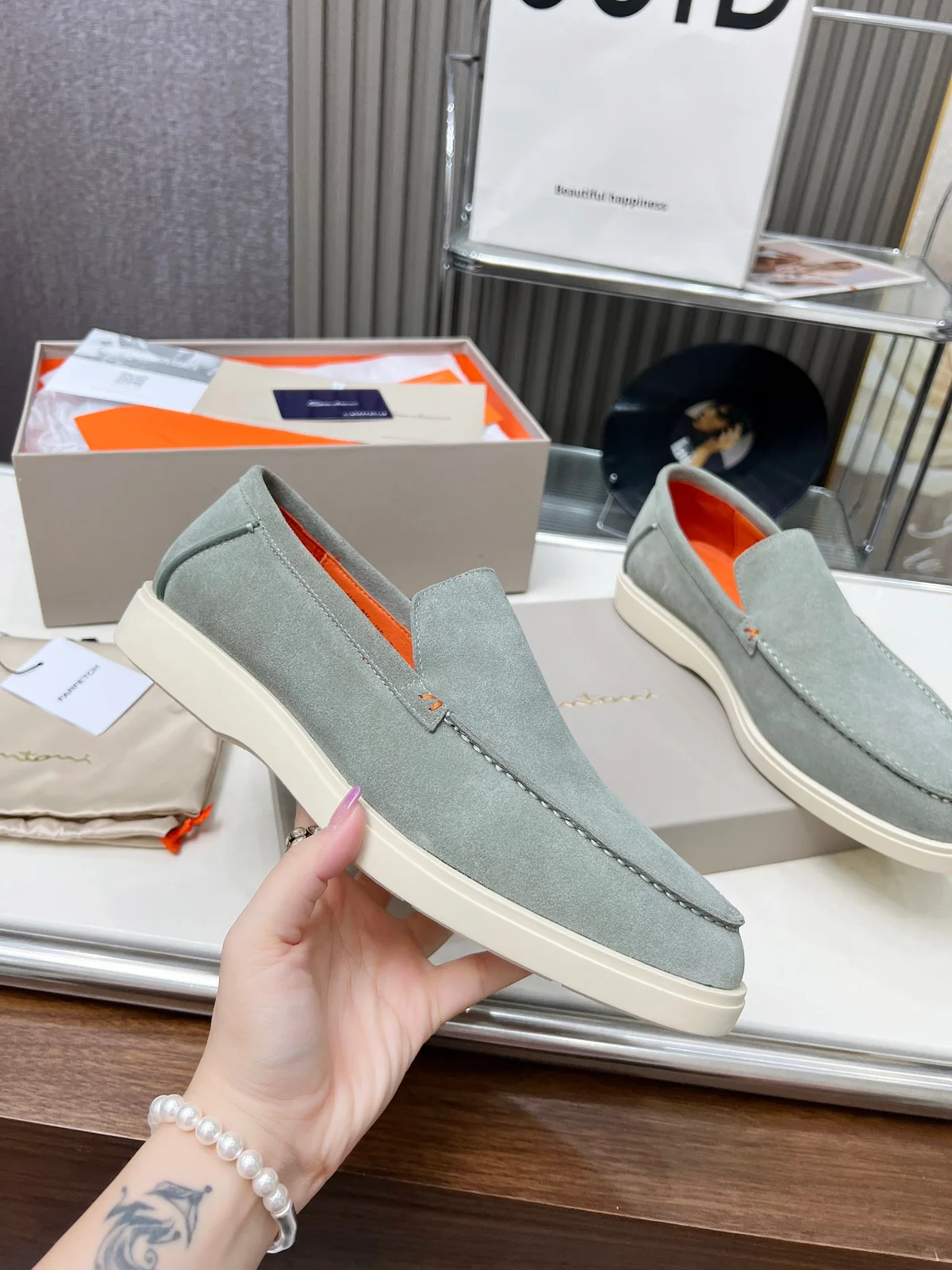 Santoni four seasons classic loafers