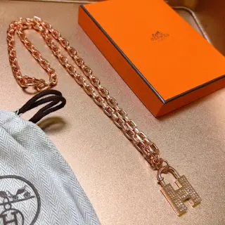 HERMES necklace TO necklace series jewelry imported and customized. High-end chain classic
