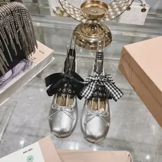 Miu new style new color miumiu French fairy ballet shoes