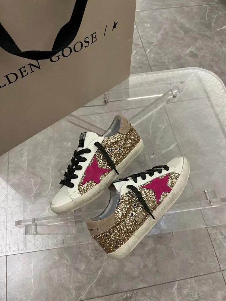 Golden Goose Leopard Tail Couple Style Shoes