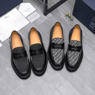 Dior business casual slip-on shoes
