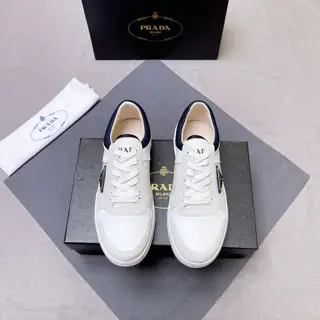 Prada men’s leather sneakers