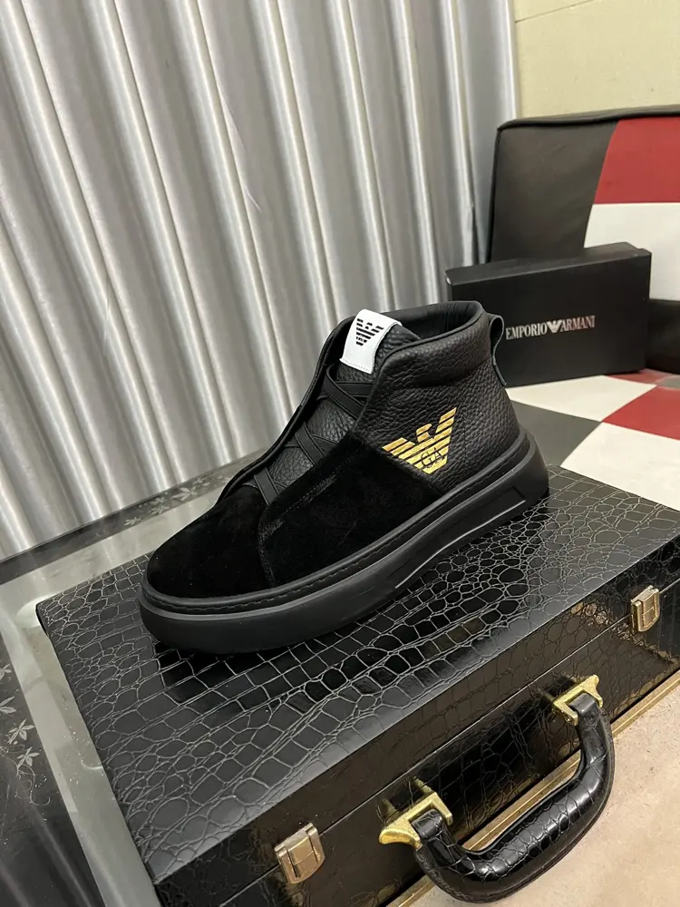 Armani high-top casual men’s shoes