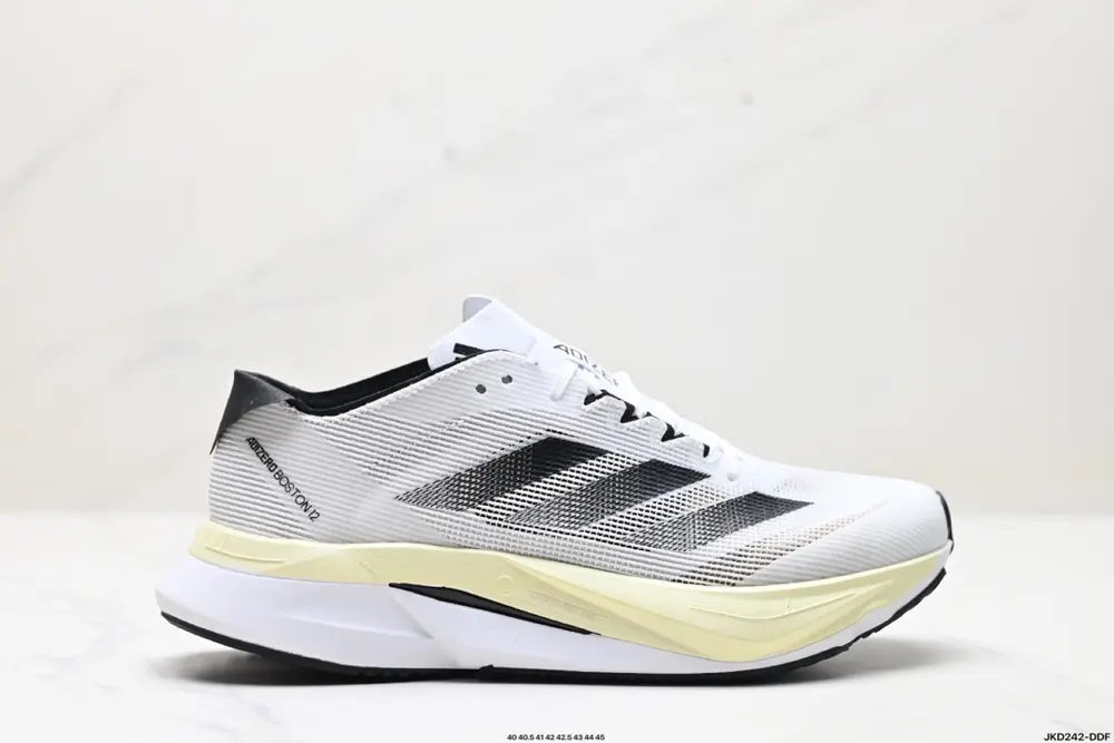 Adidas adizero BOSTON 12 M summer breathable mesh racing running shoes Boost cushioning sole GW3848