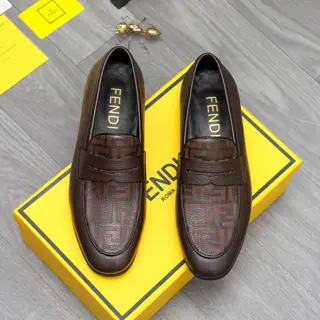 FENDI business formal leather shoes