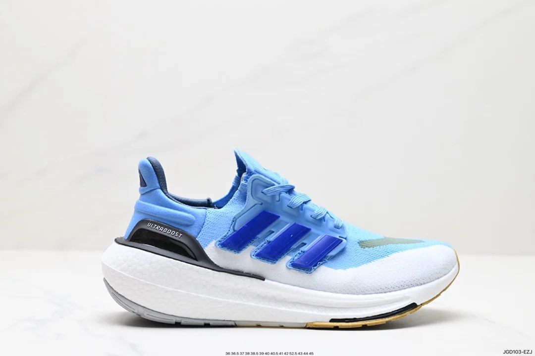 Adidas PureBOOST 23 popcorn cushioning midsole running shoes. The upper ID5223