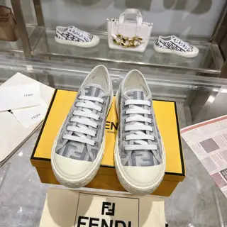 Fendi couple canvas shoes