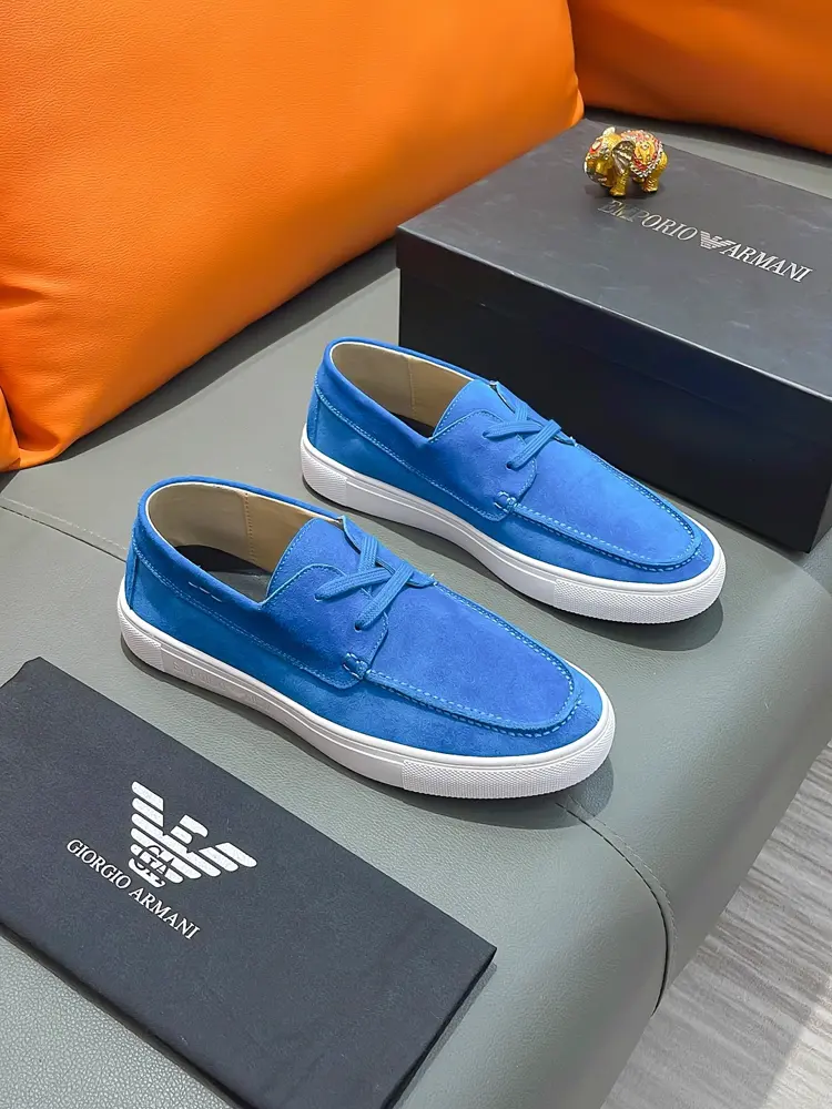 Armani slip-on shoes