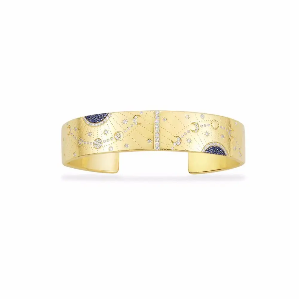 Apm monaco sun and moon wide bracelet