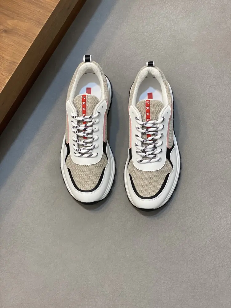 Prada Men’s Leather Casual Sports Shoes