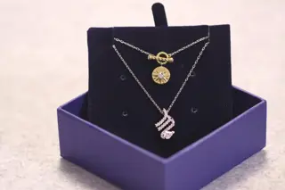 Swarovski Scorpio Guardian Clavicle Necklace