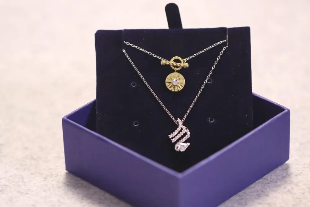 Swarovski Scorpio Guardian Clavicle Necklace