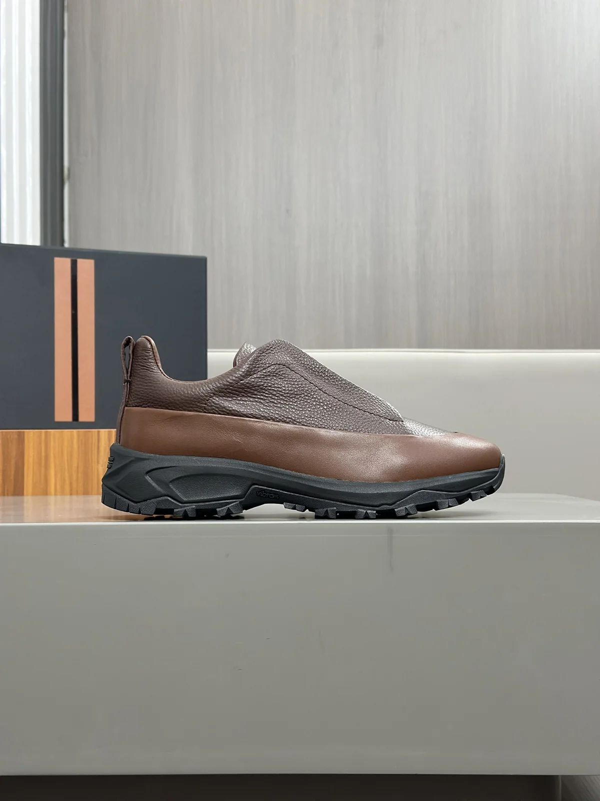 ZEGNA men’s suede Triple StitchTM Monte luxury casual shoes