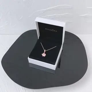 Pandora Rotating Cherry Blossom Necklace