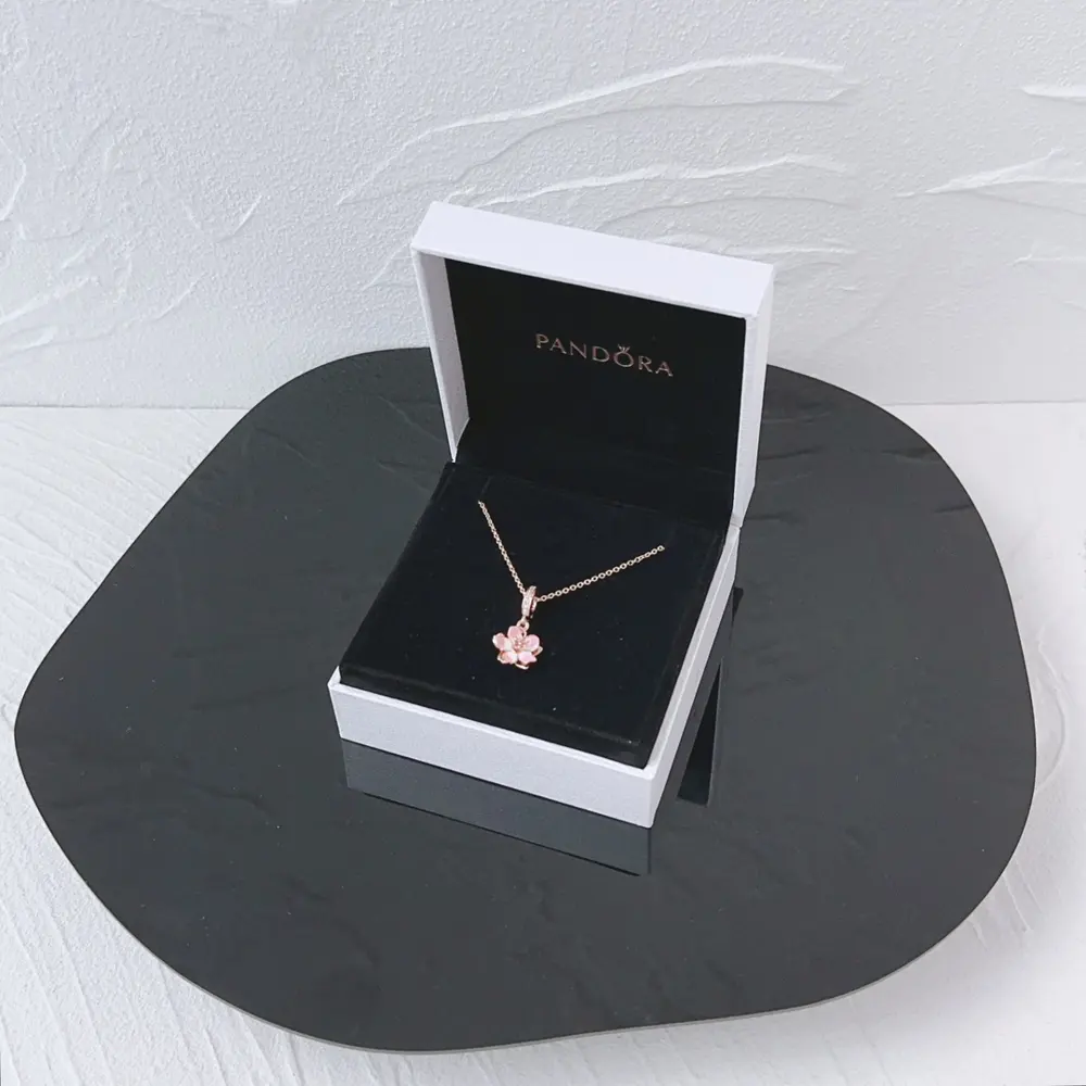 Pandora Rotating Cherry Blossom Necklace