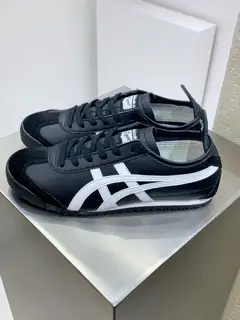 Asics Using soft grain cowhide leather combined with suede trim upper material#Embedded 1183B391-100