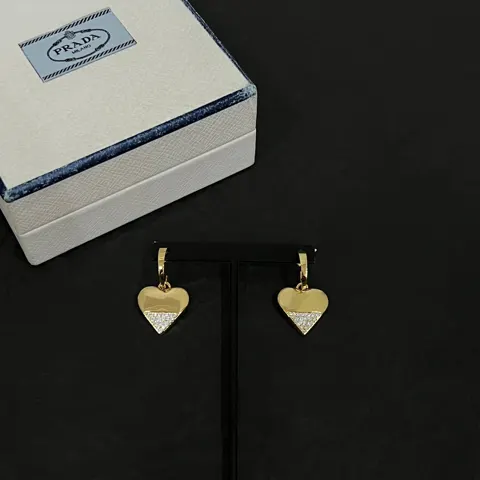 PRADA Heart earrings