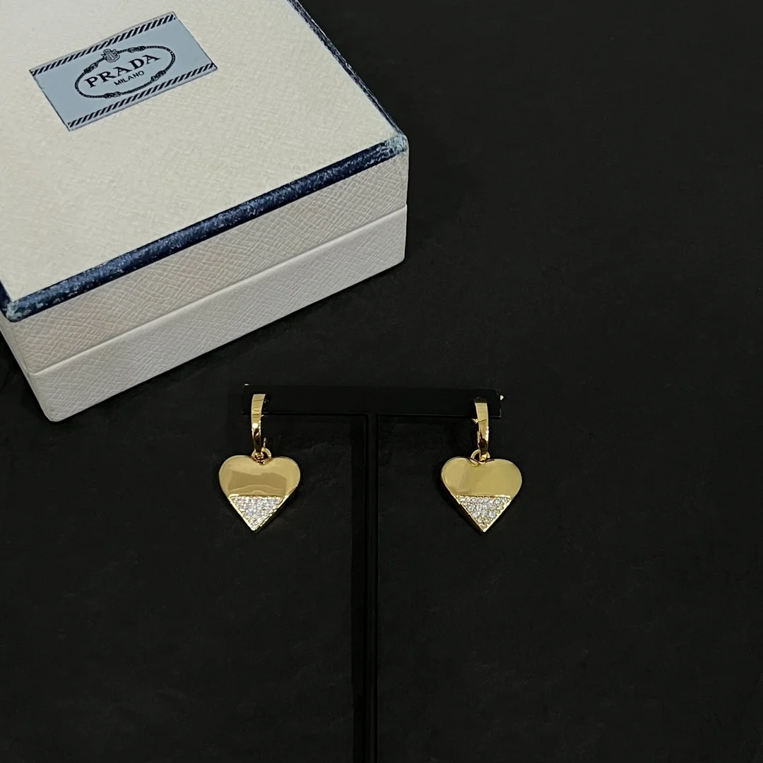 PRADA Heart earrings