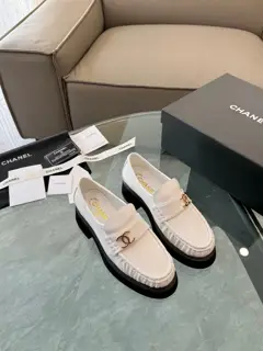 Chanel thick-soled loafers