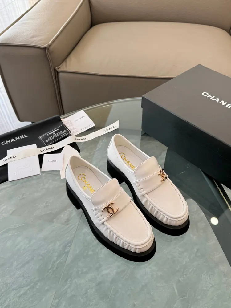 Chanel thick-soled loafers