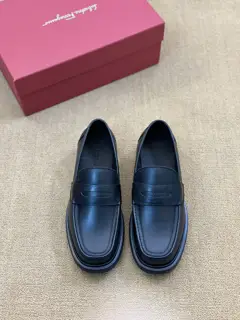 Salvatore Ferragamo Height-enhancing Leather Shoes